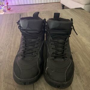 Men's Black High-Top Sneakers